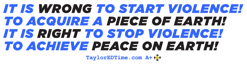 TaylorEDTime-PEACE Bumper Sticker