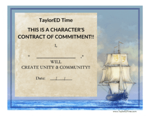 TaylorEDTime THIS IS A CHARACTER'S CONTRACT OF COMMITMENT! I will create unity & community!